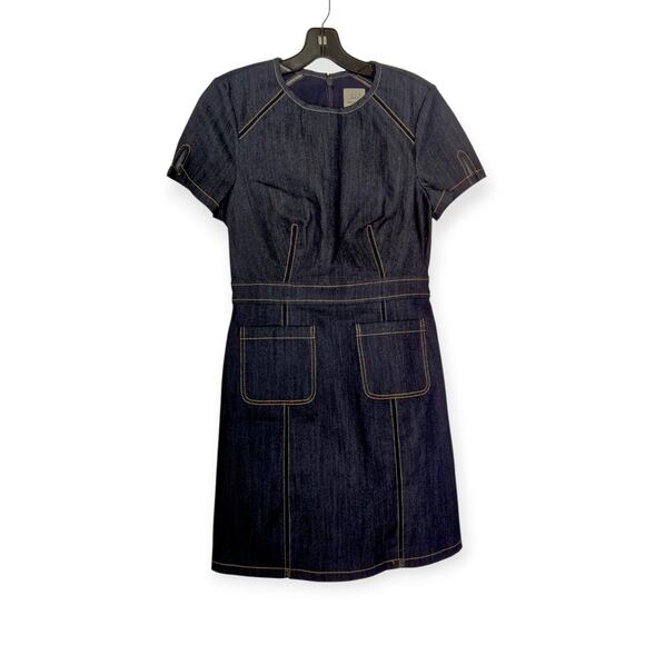 Cinq a Sept  Giana Stretch Denim Minidress Size 4 - Picture 4 of 7